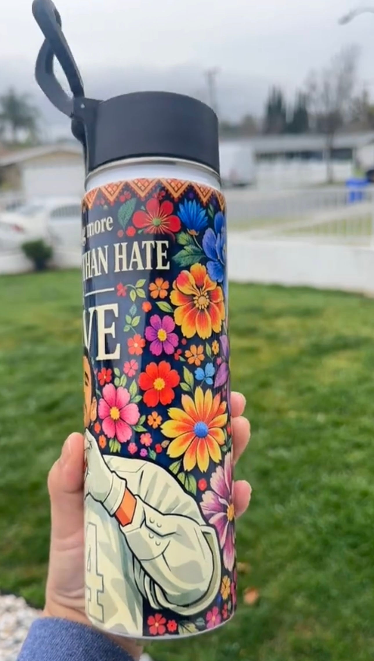 Bad Bunny water bottle
